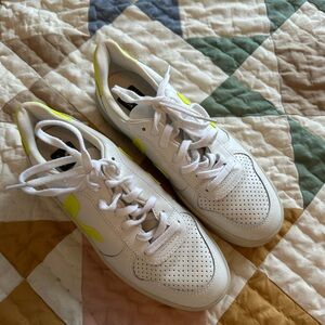 Veja neon green shoes